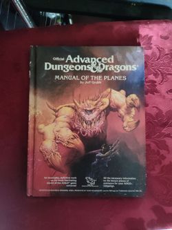 1st edition Official advanced dungeons & dragons manual of the plains by Jeff Grubb excellent condition