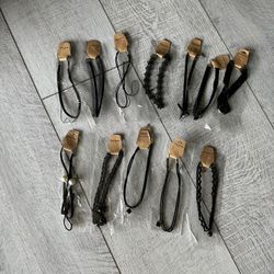 12 Pc Black Choker Necklace 