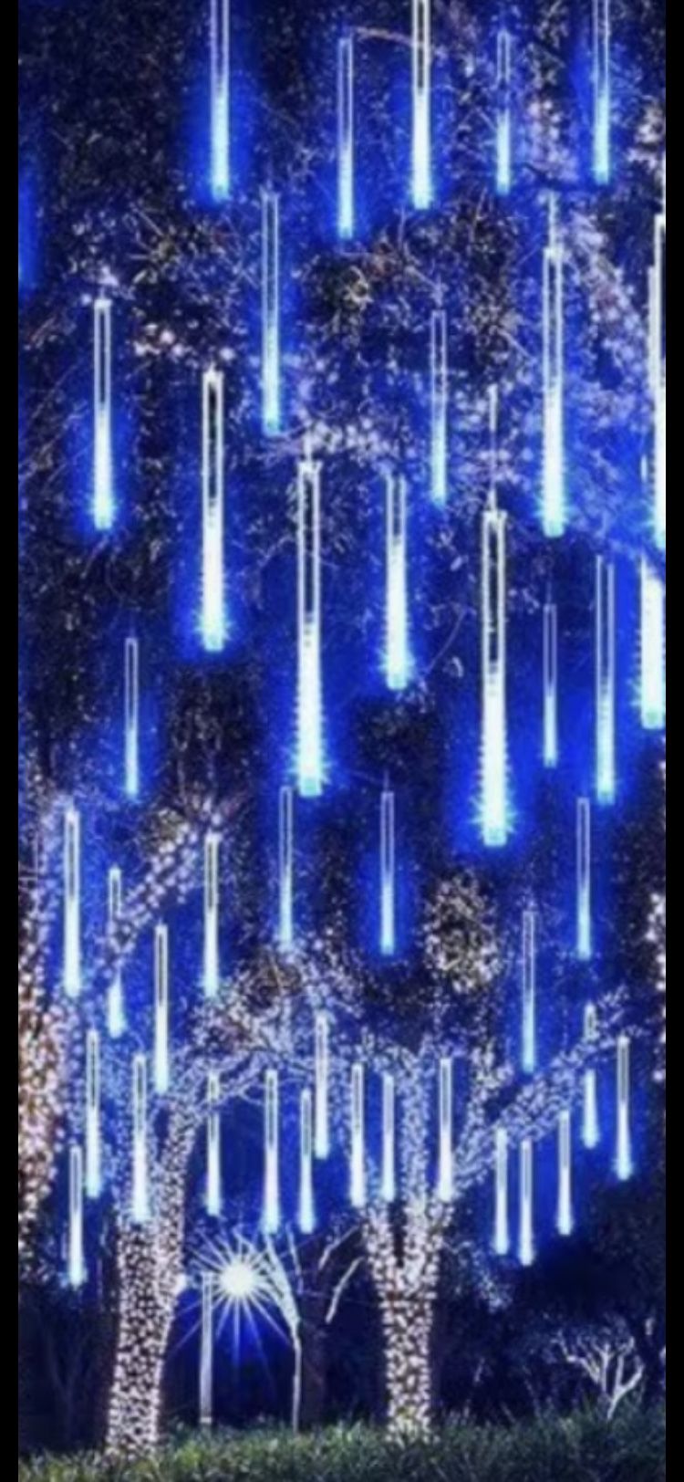 LED Xmas Tube Lights (8 Tubes)/ Tubos De Luces Navideñas