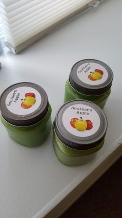 Homemade Southern Apple SOY candles