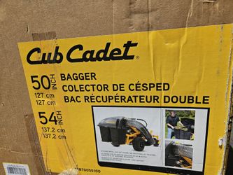 Cub Cadet Original Equipment 50 in. and 54 in. Double Bagger for Ultima ZT1 Series Zero Turn Lawn Mowers (2019 and After)