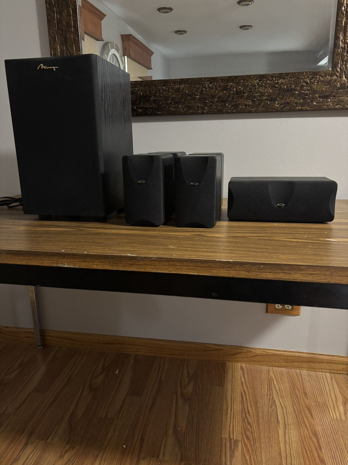 Mirage Surround Sound Speakers And Subwoofer