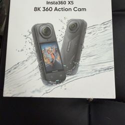 Insta360 X5 Action Camera 8K Video 360 Degrees New