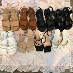Chunky Platform Sandals & Kitten Heels Size 8 Women