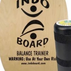 Indo Board Original Balance Trainer Fitness Training Board with Roller
