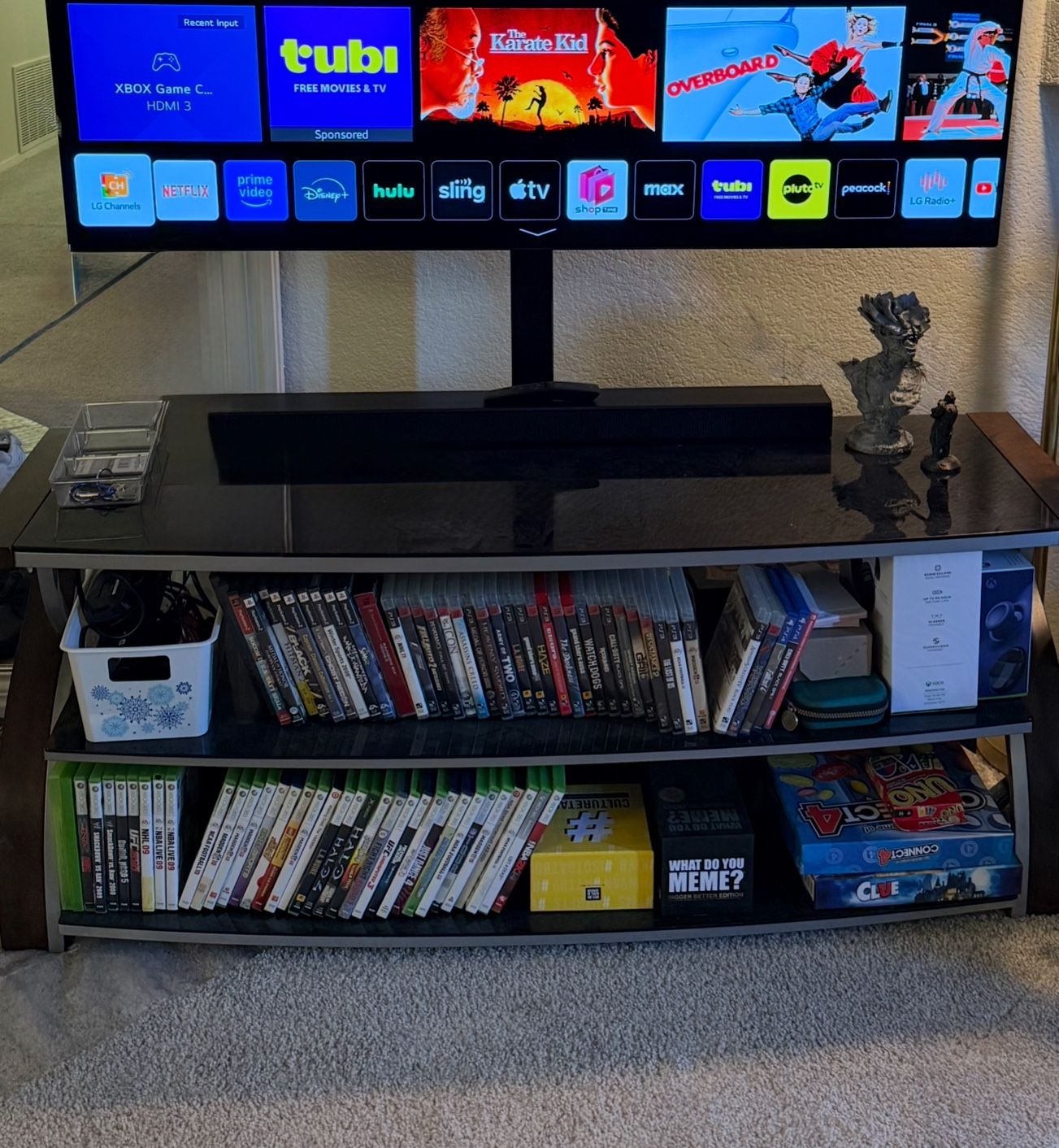 TV Stand With Adjustable Mount
