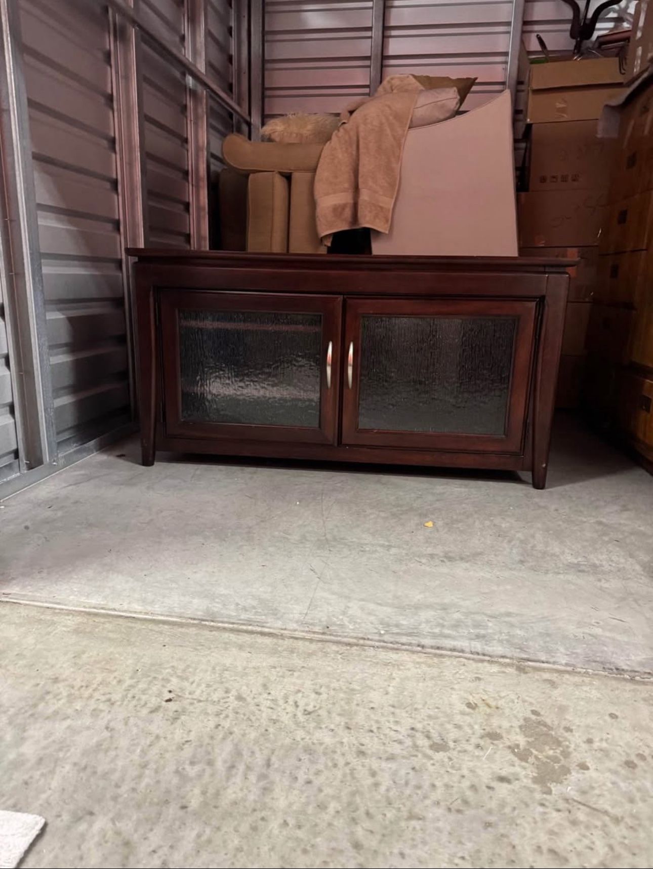Cherry Wood TV Stand