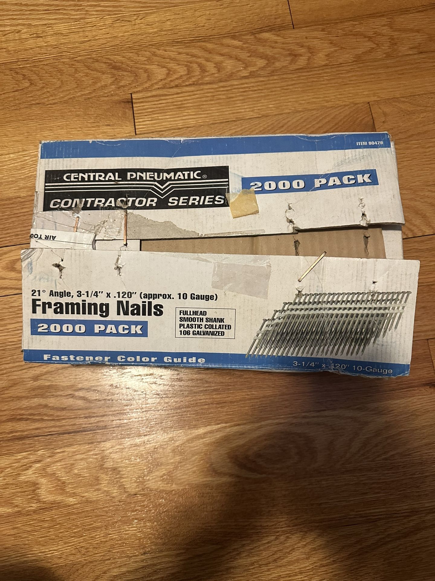 2000 Pack Of Framing nails.