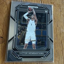 2023-24 Panini Prizm Draft Picks - Silver Prizm #2 Victor Wembanyama (RC)(2)
