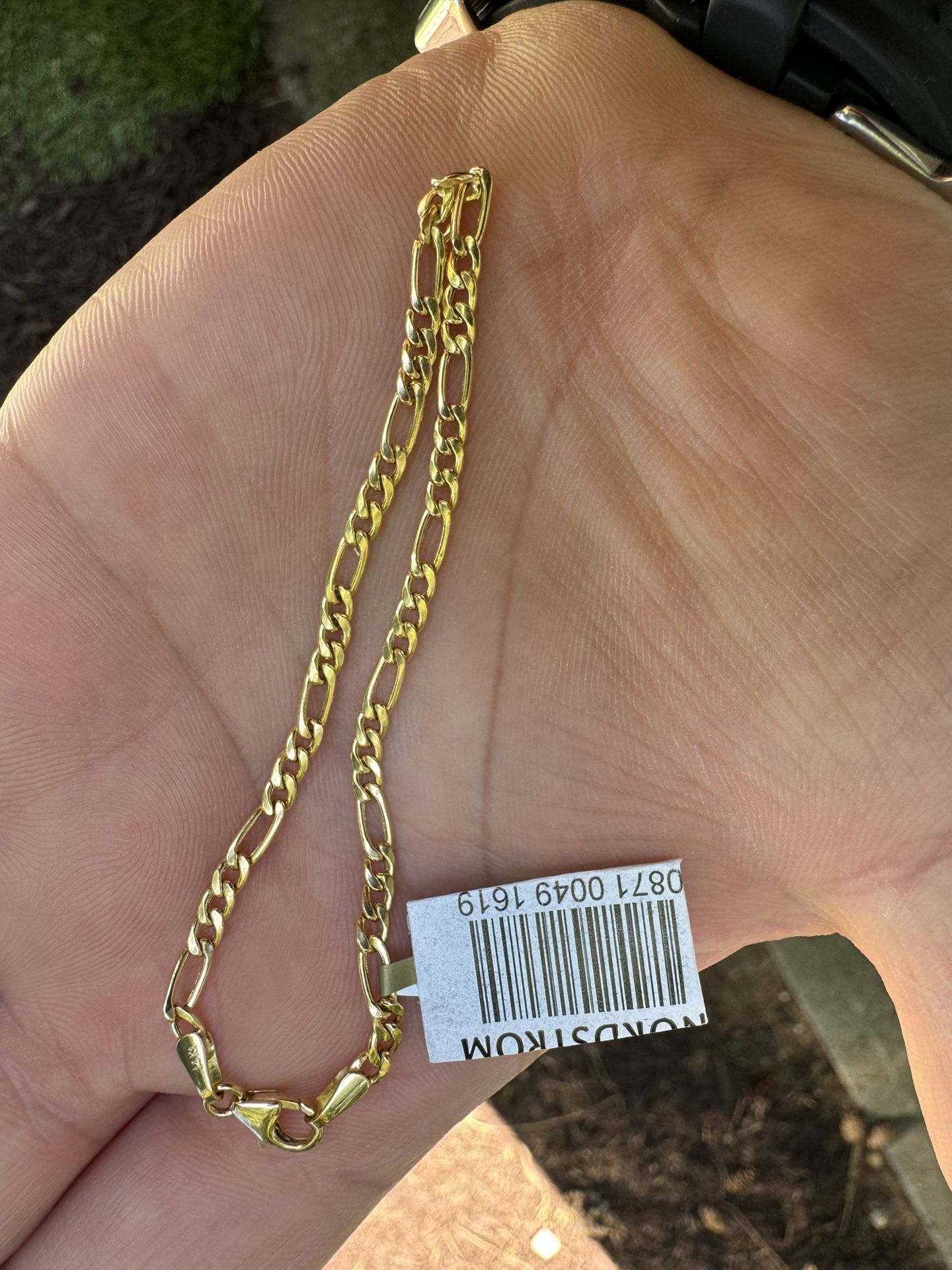 Nordstrom Bony Levy 14k Gold Bracelet 7” Long