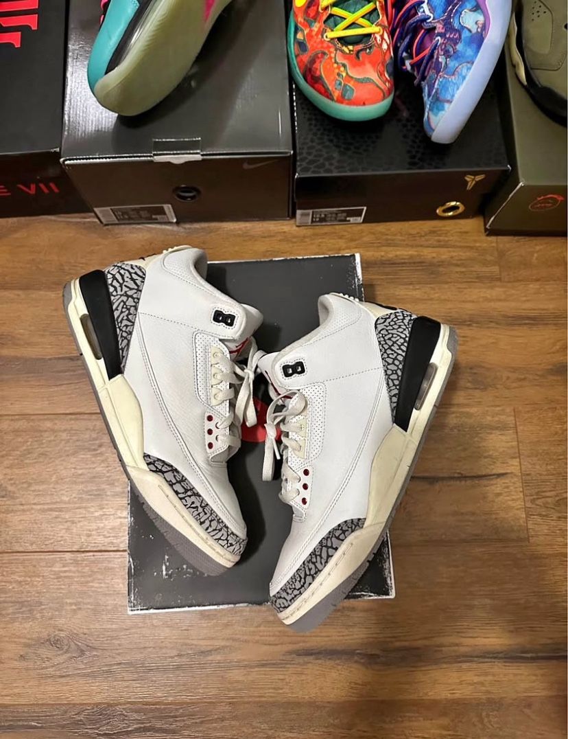 Jordan 3 White Cement