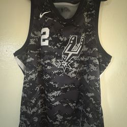 Kawhi Leonard Spurs Camo Jersey XXL – Lightly Used, Great Condition
