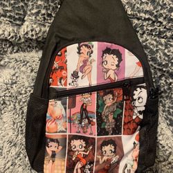 Betty Boop Crossbody  Backpack