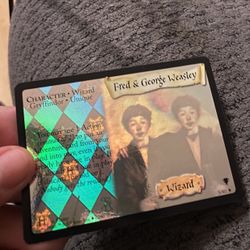 Harry Potter 2001 Trading Card Game Fred And George Weasly Rare 5/80