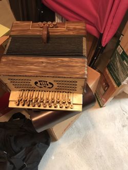 Antique old time small accordion