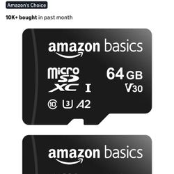 Amazon SD card 64GB X 2