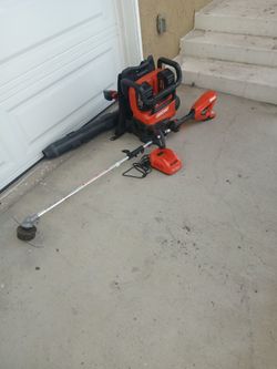 Echo battery blower and weed Wacker