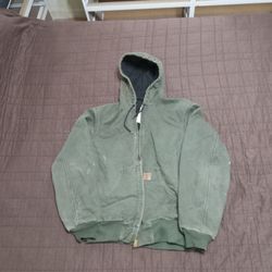 Vintage Carhartt J25 MOS  Active Hooded Jacket Mens Medium