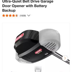 Top Rated Genie Signature Series 1-1/4 HPc Ultra-Quiet Belt Drive Garage Door Opener with Battery Backup