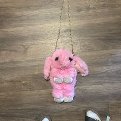 pink bunny purse 
