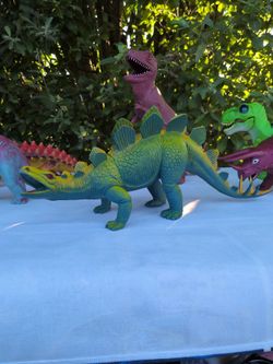 Stegosaurus Dor Mei Action Figure Vintage Hong Kong Dinosaur