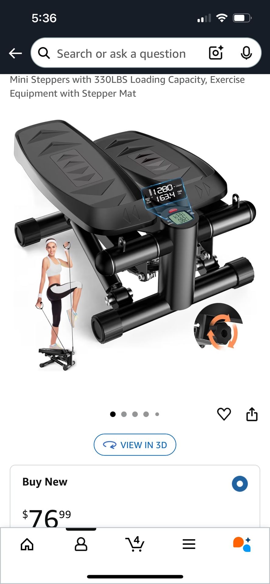 Exercise Machine - Mini Stepper