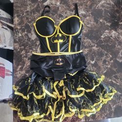 Batman Corset And Skirt Costume 