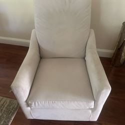 Slim Nursery Glider Swivel Rocker Chair