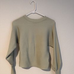 Green sweater (size small)