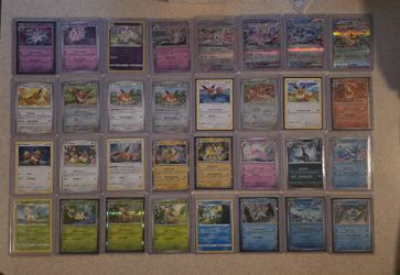 32 Pokémon Cards-Evolutions characters