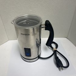 Miroco Milk Frother Electric Milk Steamer Stainless Steel Automatic Hot for  Sale in Pelham, NH - OfferUp