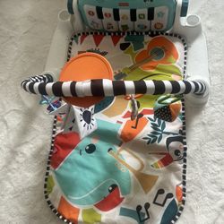 Baby play my music gym