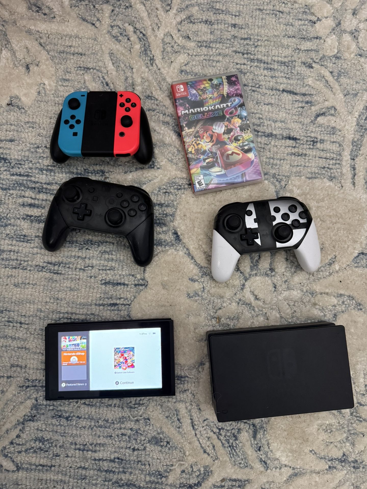 Nintendo Switch And Controllers
