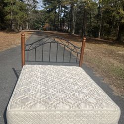 GREAT DEAL!  FULL BED: Headboard, Frame, Mattress and Boxspring- GREAT CONDITION!
