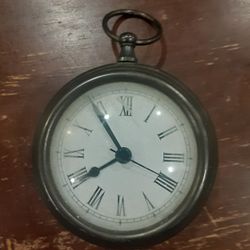 Oversized Pocket Watch Look Clock 
