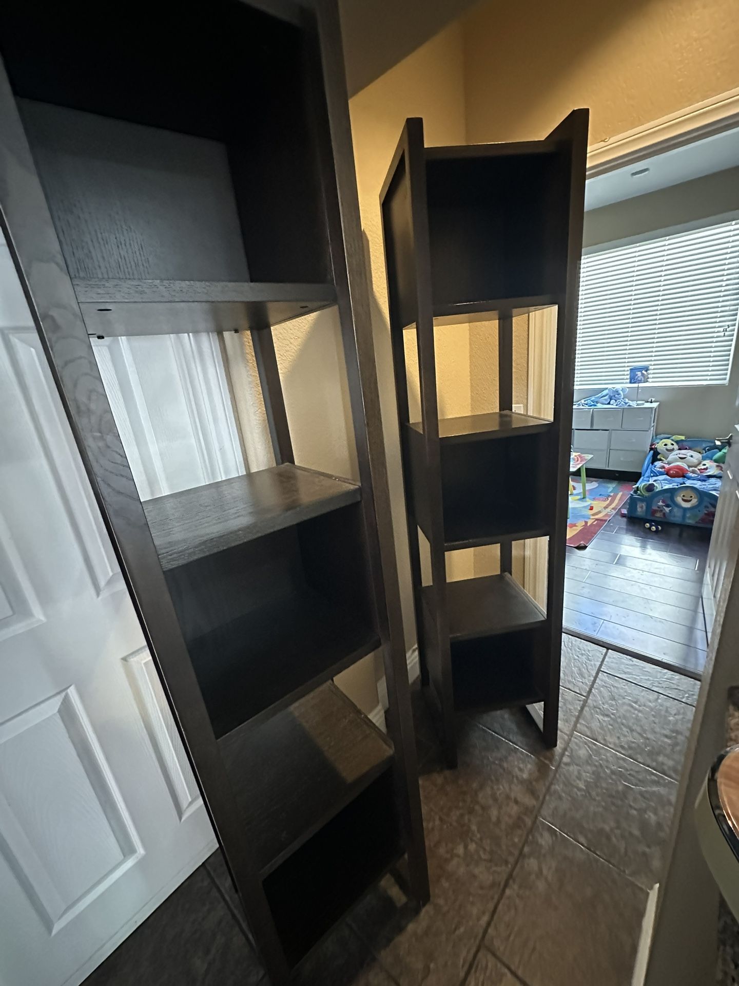Dark Wood Shelves