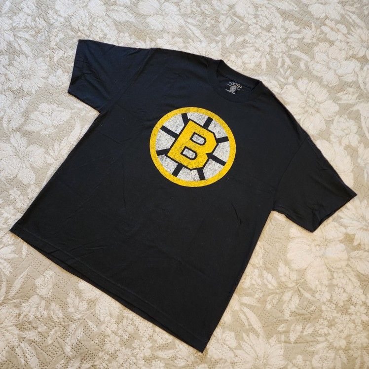 Old Time Hockey XL RAY BOURQUE No. 77 BOSTON BRUINS (MED) T-Shirt Short Sleeve
