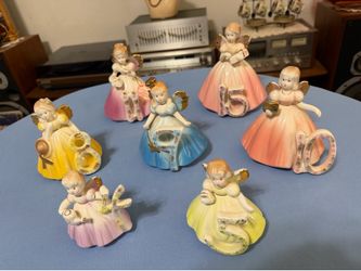 Joseph original figurines. 7 total. Birthday years.