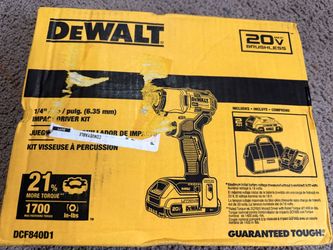 Atomic 20V Max Lithium-Ion Brushless Cordless Compact 1/4 in. Impact Driver Kit with 2.0Ah Battery and Charger