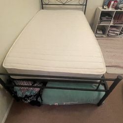 Twin Bed Frame And Mattress 