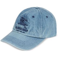 Supreme x Burberry denim 6 panel hat