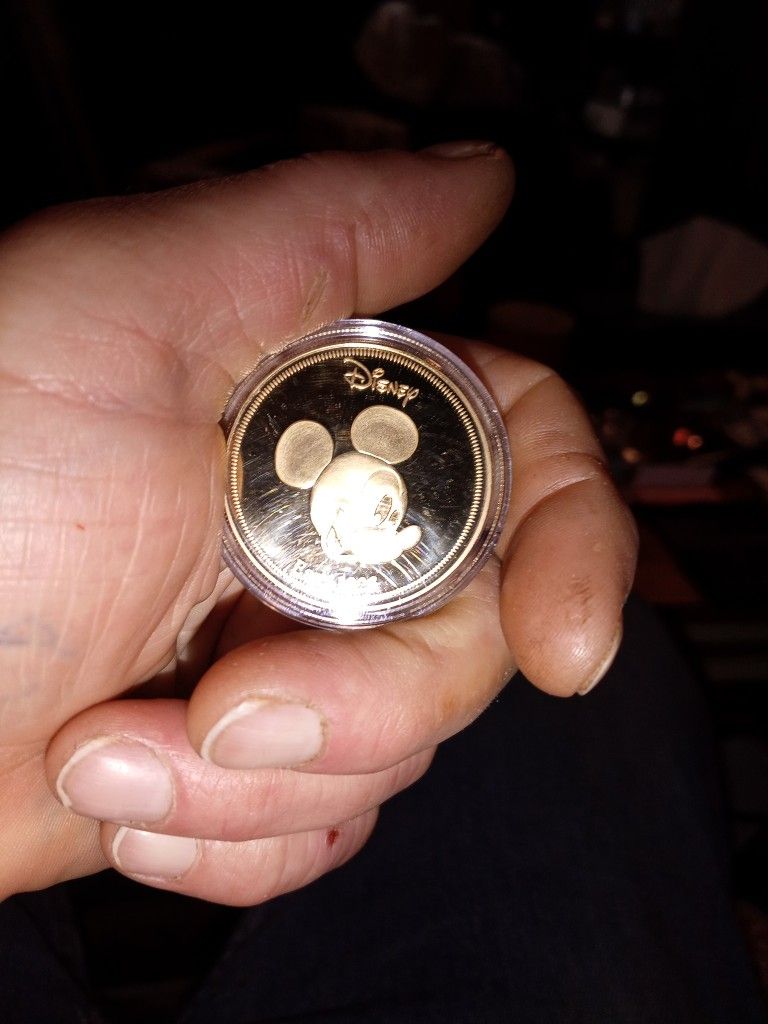 1928 Bradford Exchange Mickey Mouse Gold Coin