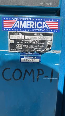 Quincy Air Compressor