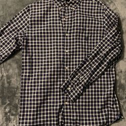 Chaps Blue And White Shirt