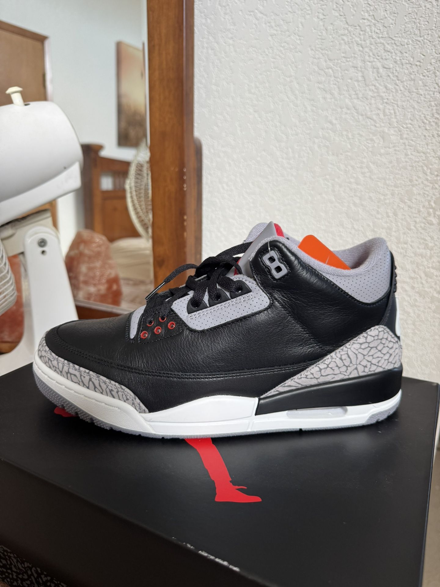 Jordan 3 Black Cement Size 11 (2024 Release)