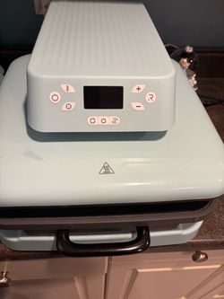 HTV slide out heat press