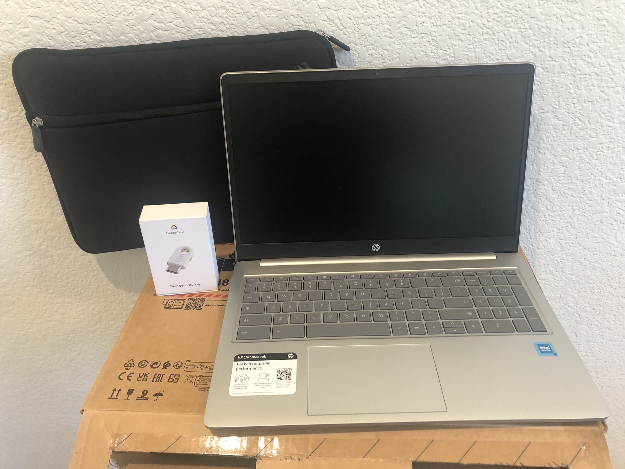 HP Chromebook 15.6 Inch Silver