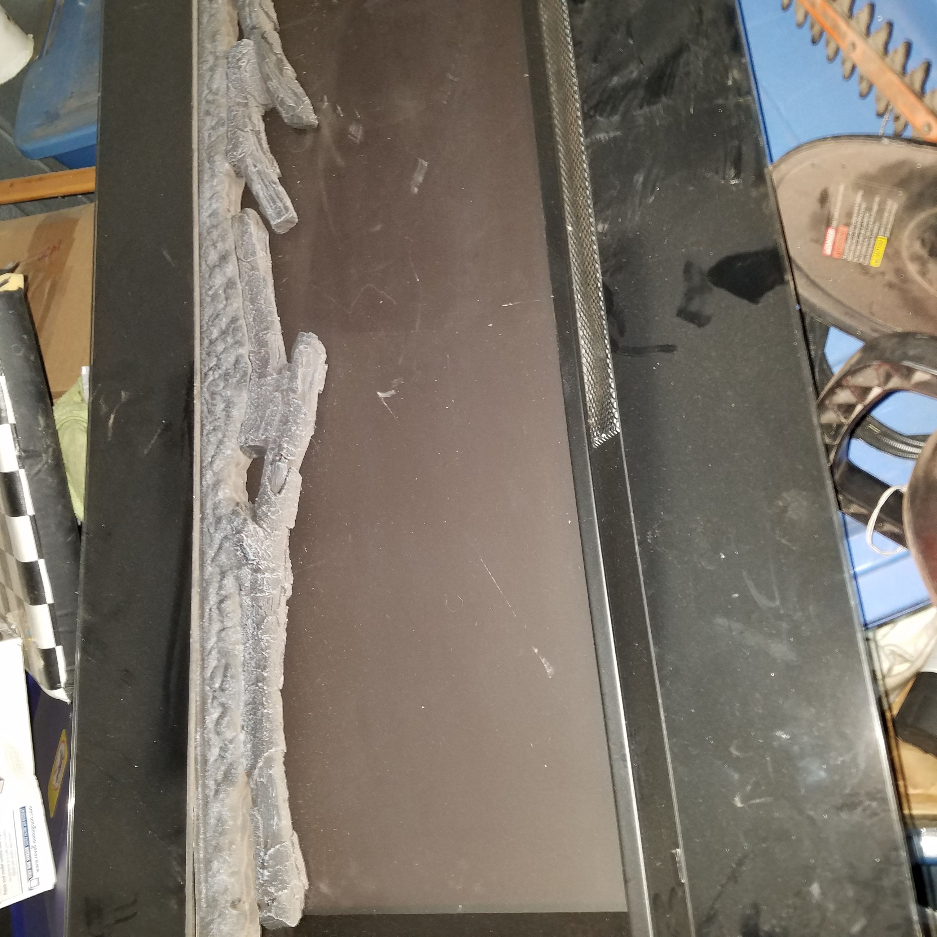 TSI wall mount electric fireplace 47ll100grg for Sale in Kansas City, MO -  OfferUp
