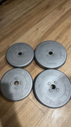 Standard Weight Plates Set - 50lbs Total (10lbs & 15lbs)