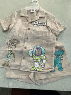 Toy Story - Button up shirt and shorts set